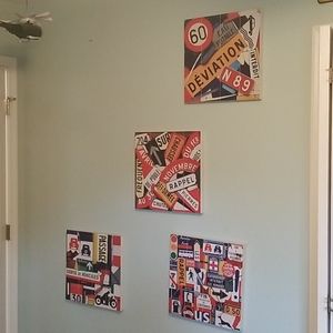Boys room  wall decor